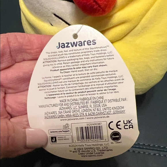 NWT, HELLO KITTY SQUISHMALLOW 8” POMPOMPURIN HOODIE - Picture 6 of 10